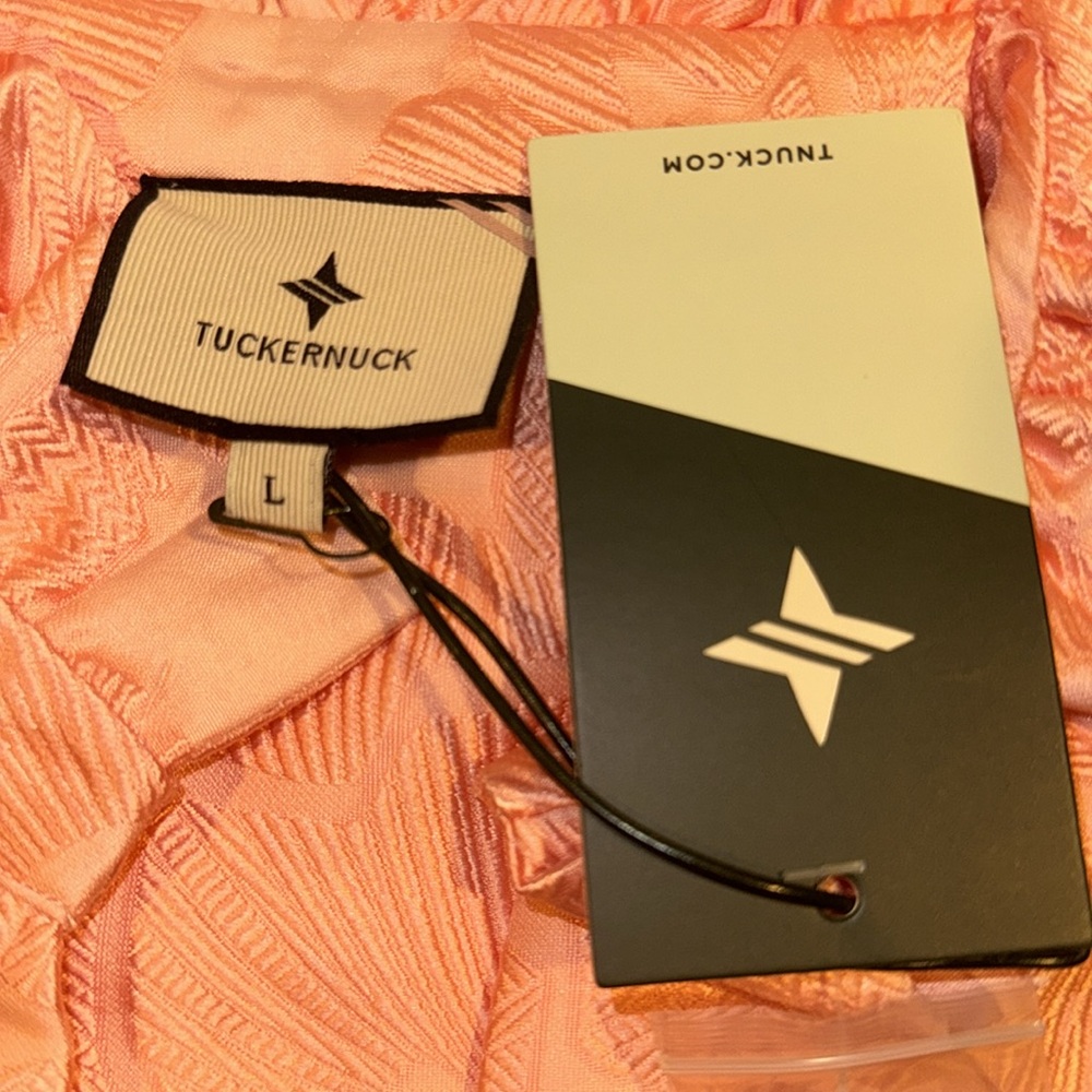 Tuckernuck Light Pink Jacquard Tiered Long-Sleeve Mini Dress - Picture 11 of 11